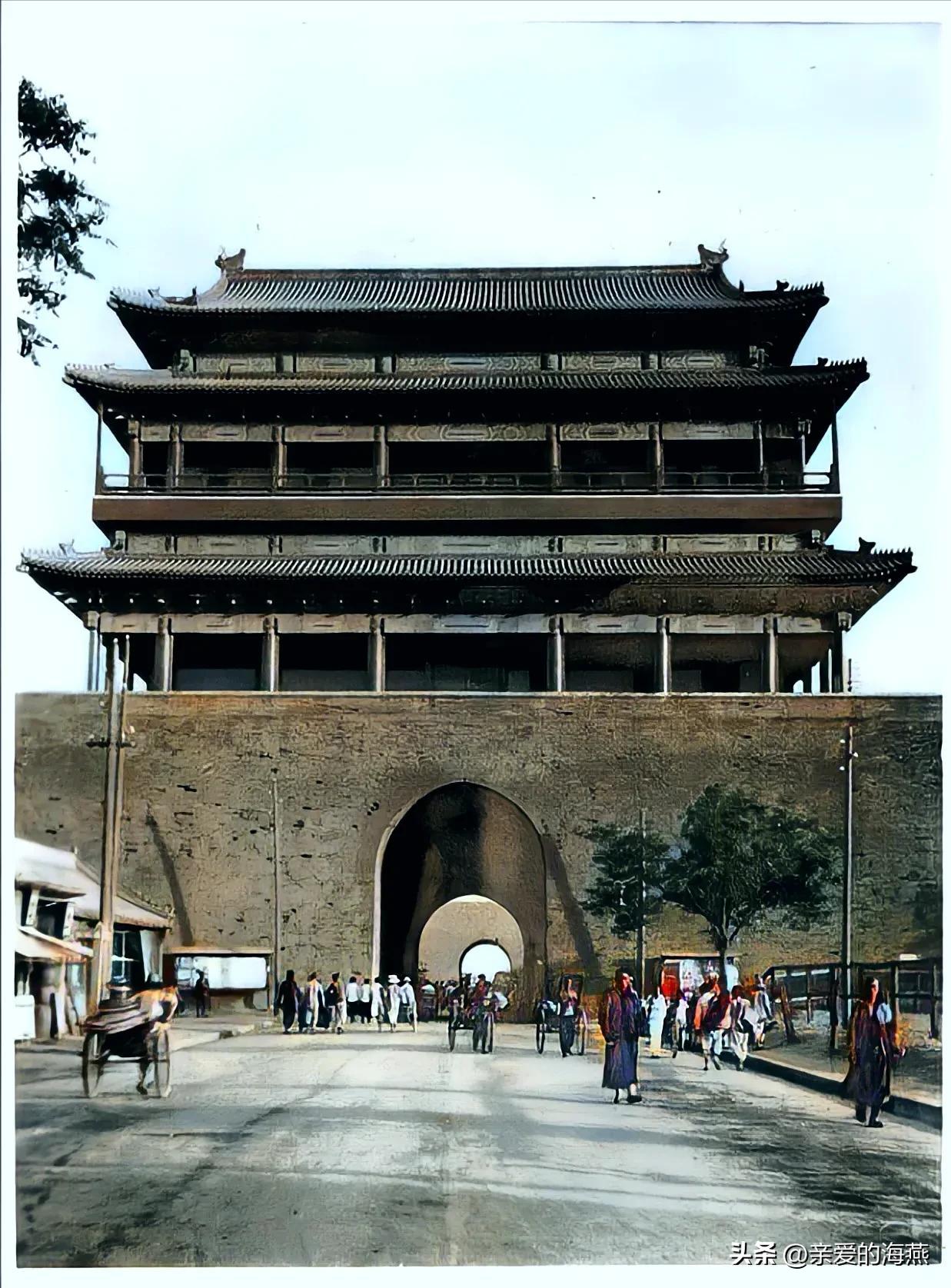 北京城墙100年前的视频,北京旧城墙老照片