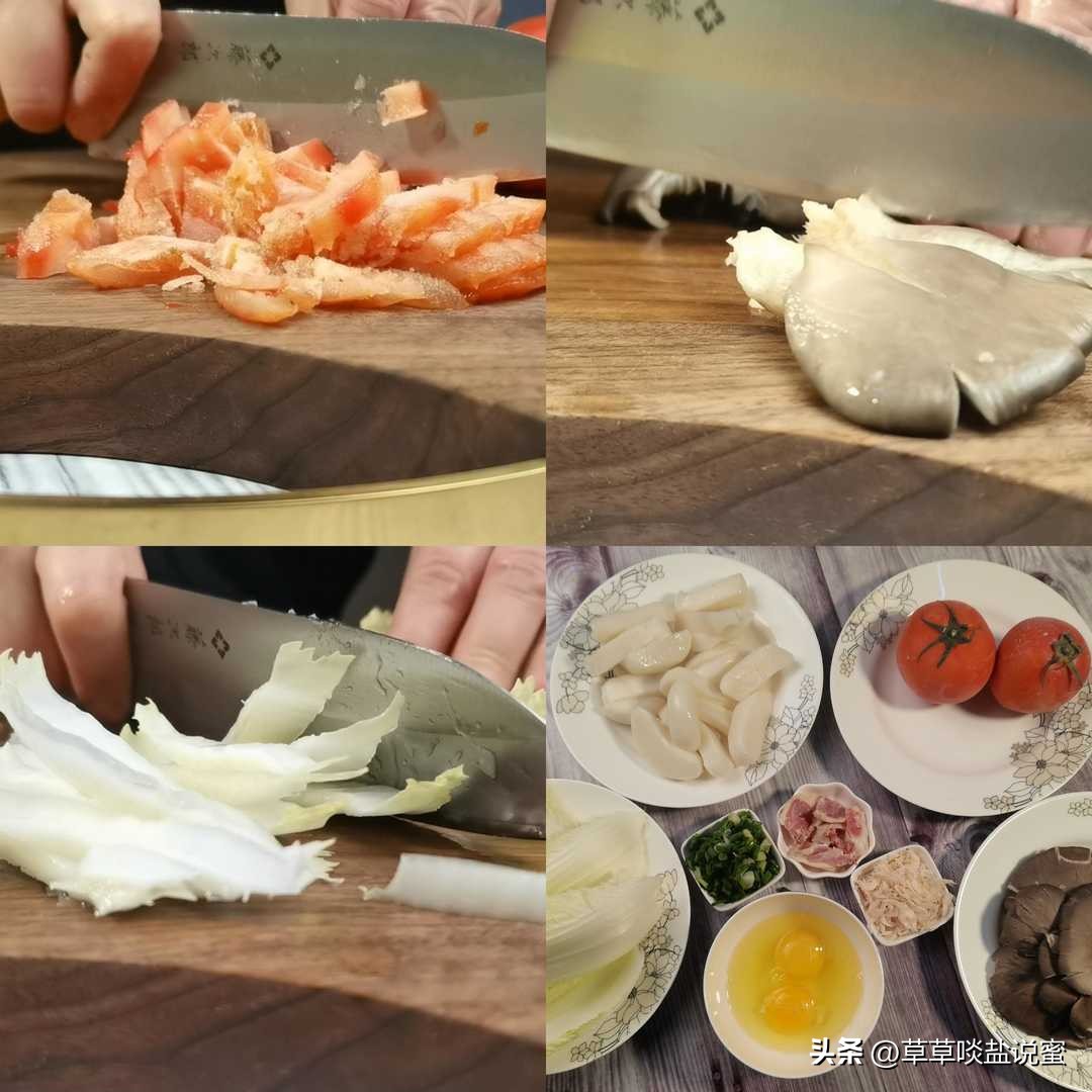 番茄三鲜汤 (早餐喝番茄金针菇鸡蛋汤的好处)