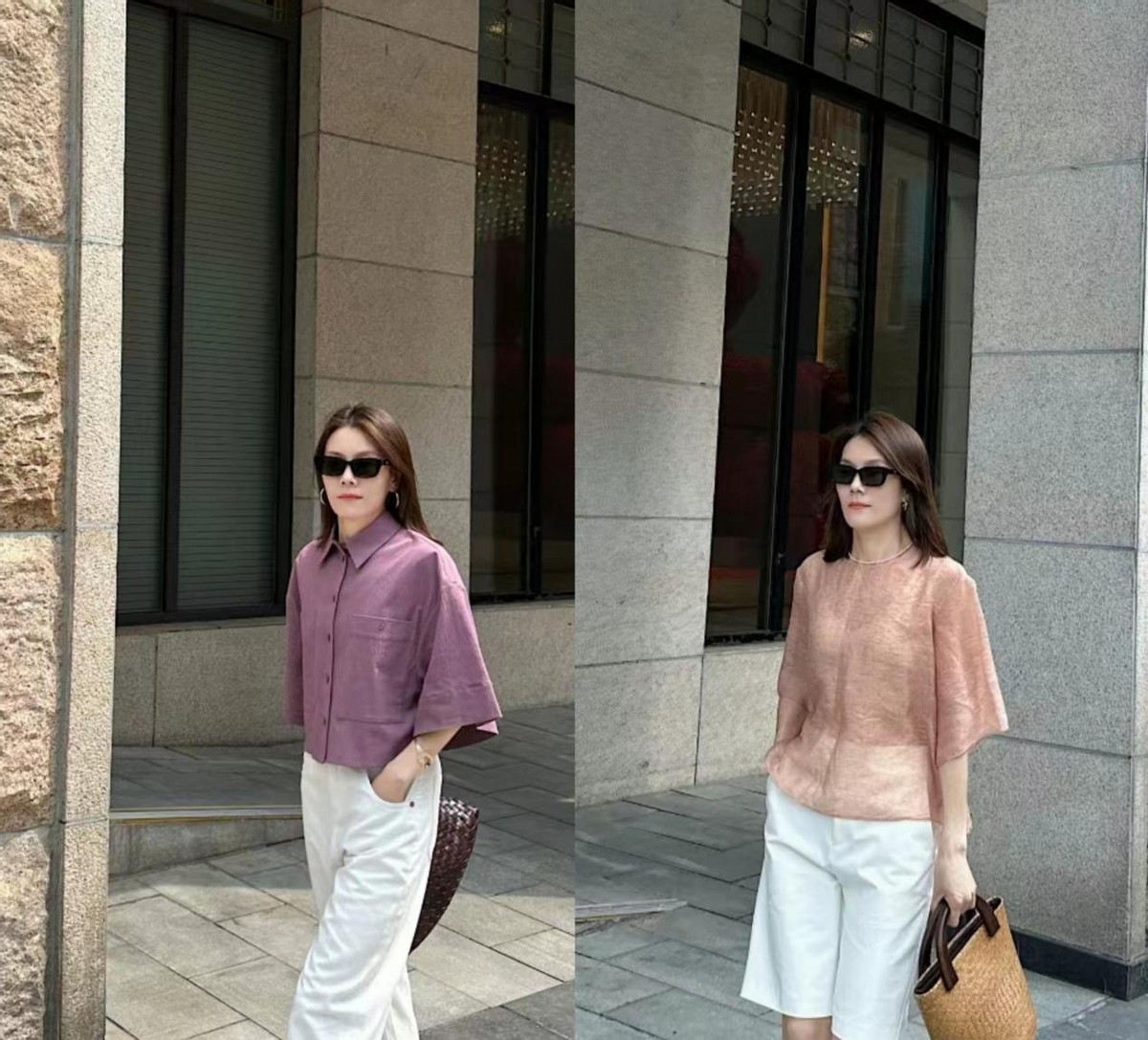 中年女士穿搭技巧高个子穿搭,做个时尚的中年少女随性穿搭