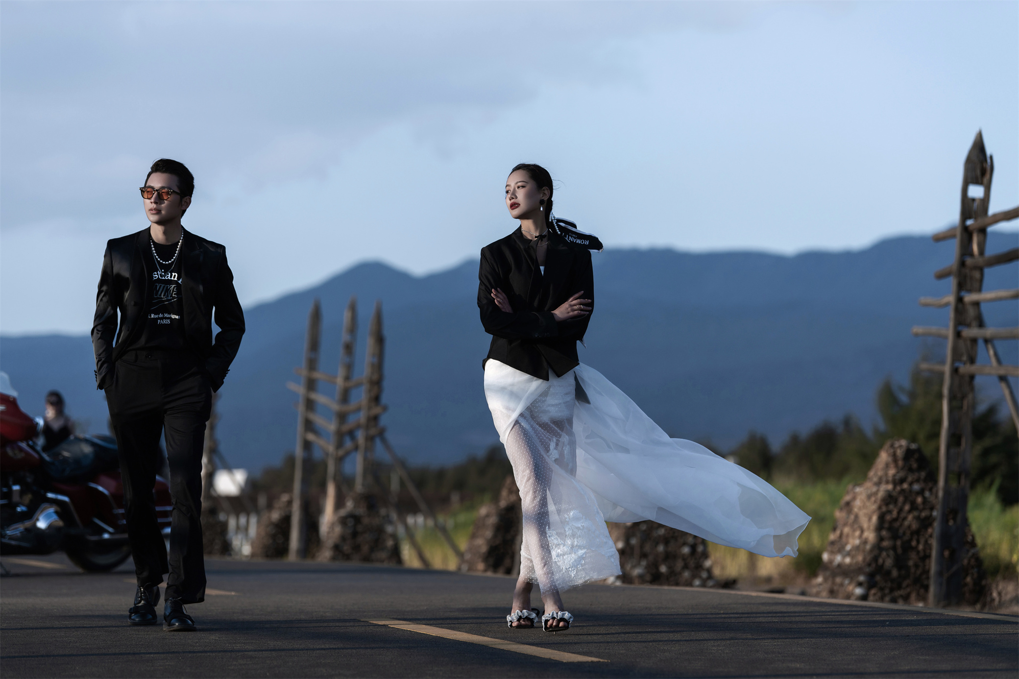 拍摄婚纱照的最佳姿势,拍婚纱照的十种姿势