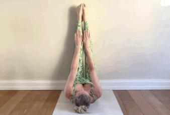 “盆底肌松”憋不住尿?这8个瑜伽体式不用跑跳,靠墙就能练!