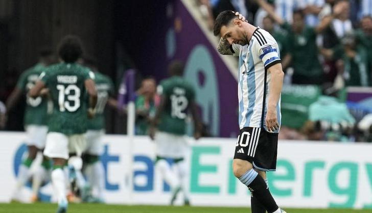 沙特赢球后梅西在哪里,沙特赢球后举国欢庆