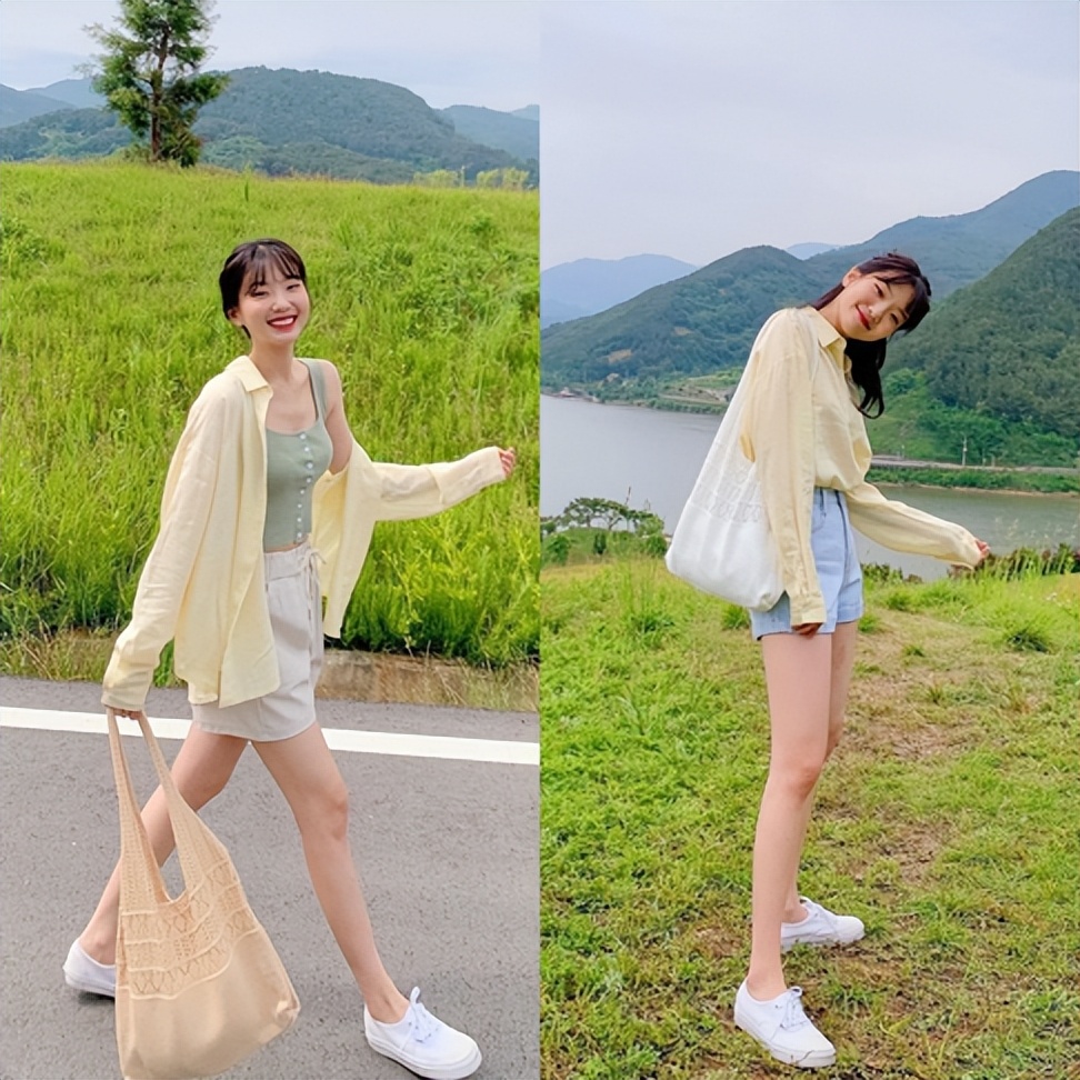被小姐姐圈粉的穿搭,女士韩系穿衣搭配夏天