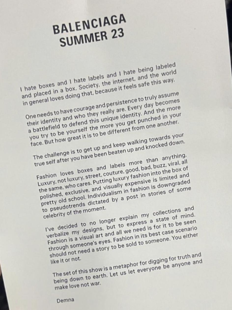 balenciaga泥土秀,balenciaga秀