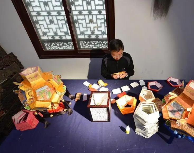 张俊涛国家级非遗项目传承人,非遗文化传统项目灯笼山东