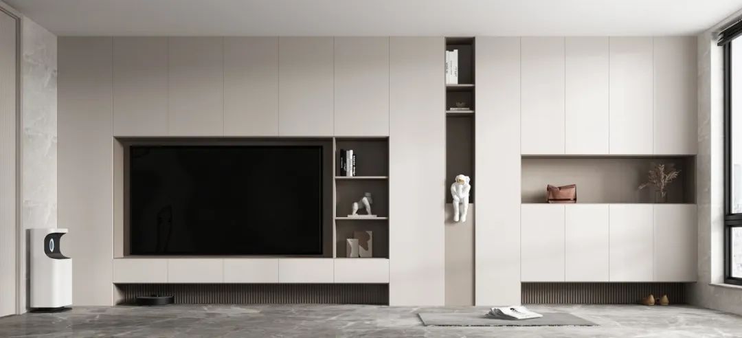 优嘉亿美电视柜这样装，客厅颜值瞬间提升100倍