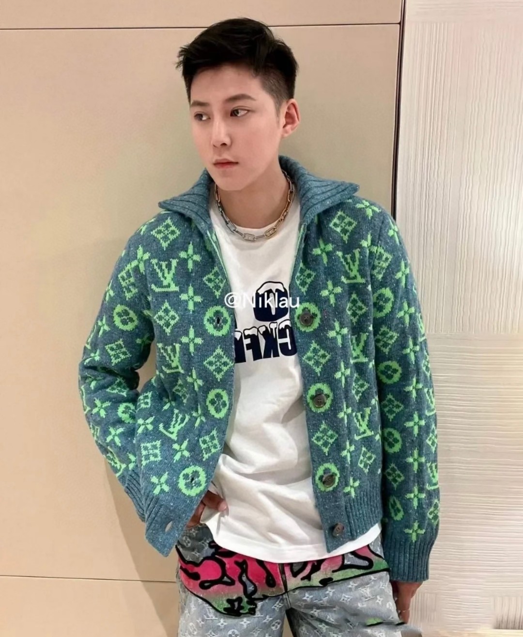 edition牦牛绒长款毛衣开衫外套,louisvuittonmonogram提花摇粒绒外套