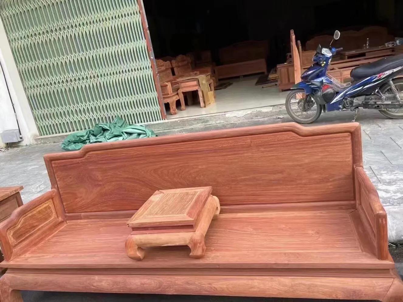 缅甸花梨元宝沙发八件套,缅甸花梨十三件套荷花宝座沙发