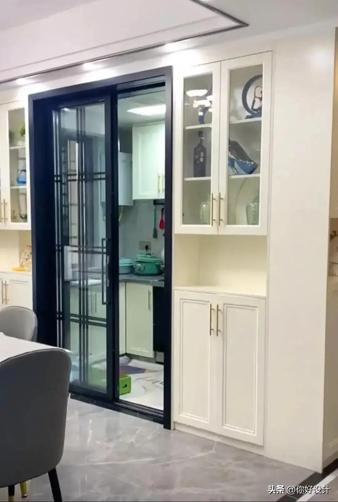 厨房隐形隔断门价格,二十公分厨房隔断柜