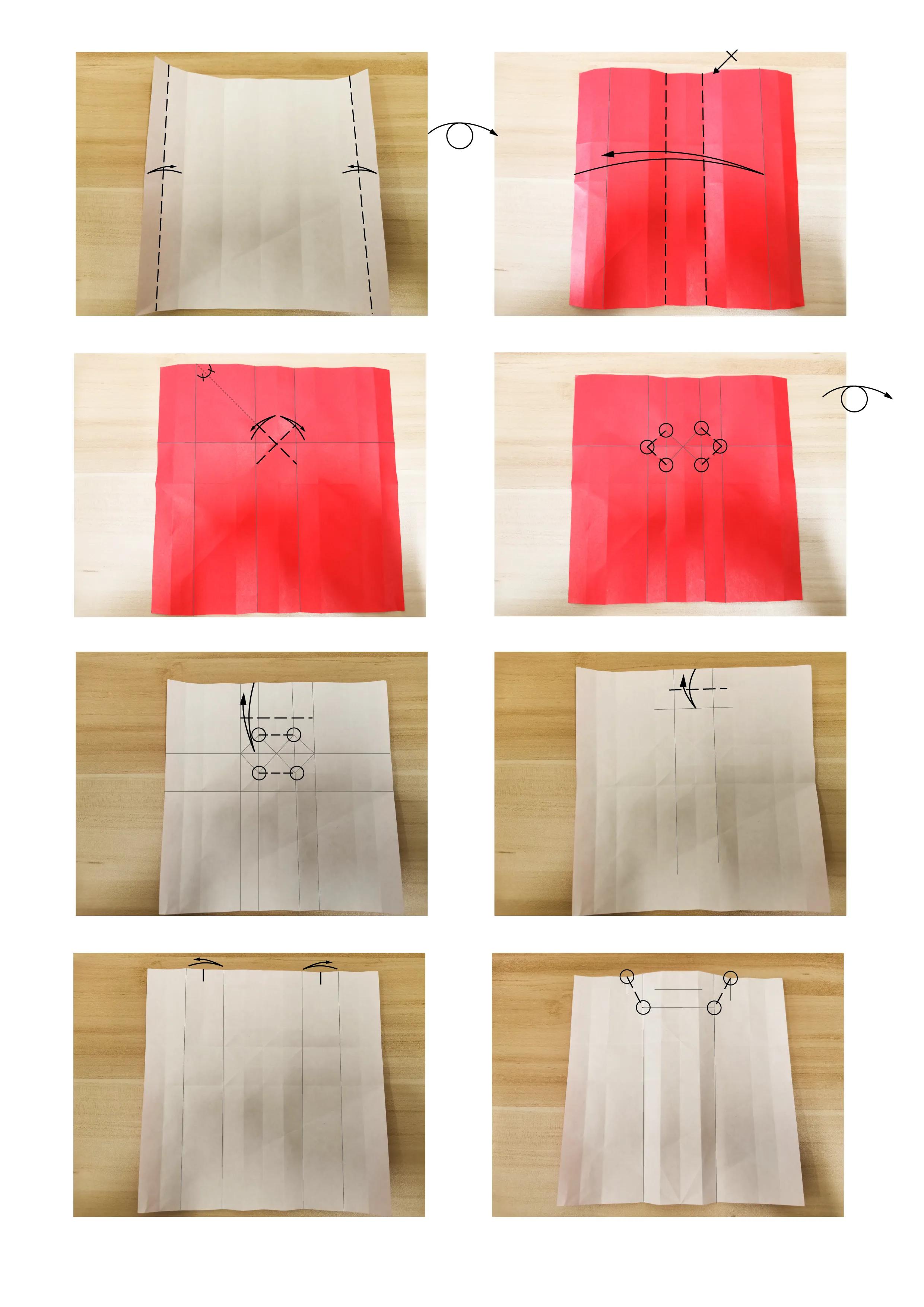 爱心小魔法棒送给妈妈的礼物折纸,一百块钱爱心折纸100种折法图解