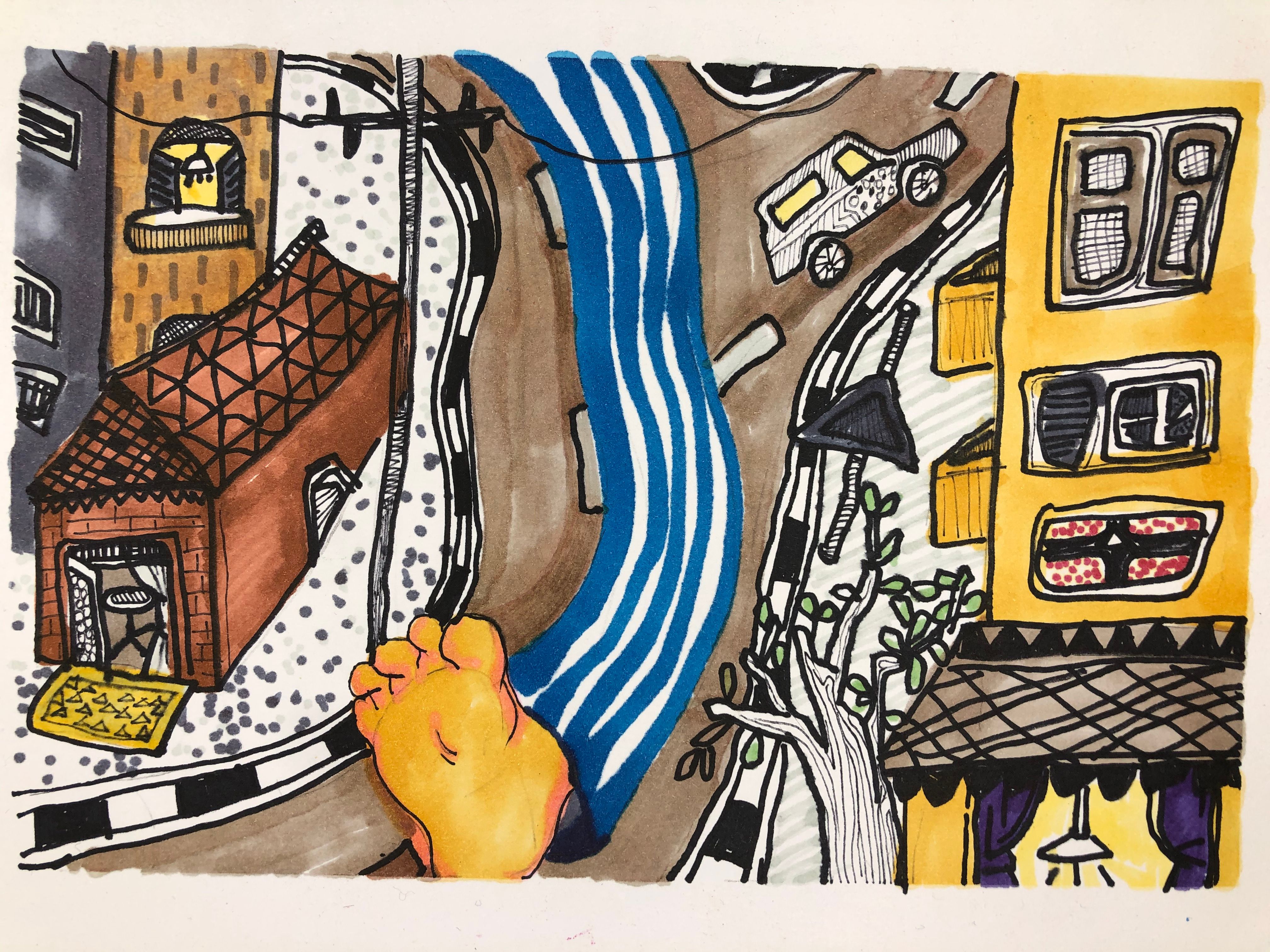 如何引导孩子画画提高想象力,画画让小孩观察力细致想象力独特