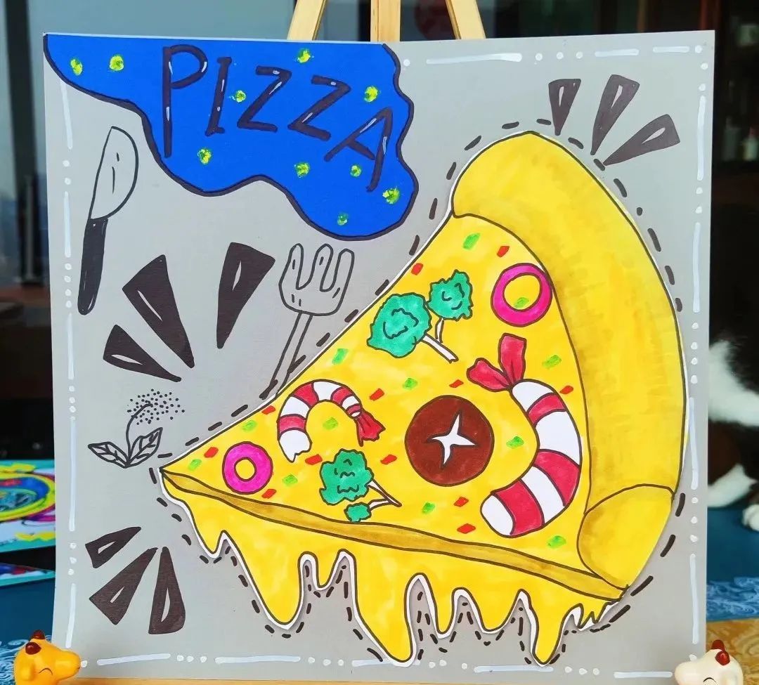 6岁儿童画创意画图片,儿童画元旦创意画图片