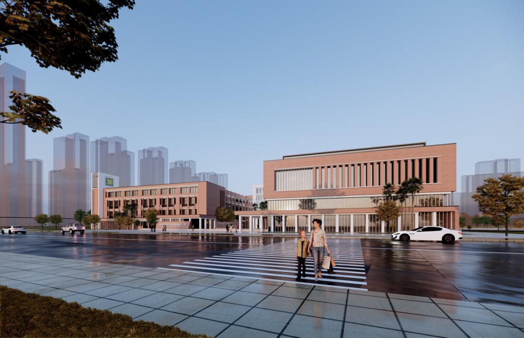 新会枢纽新城规划小学落地,新会枢纽小学项目部