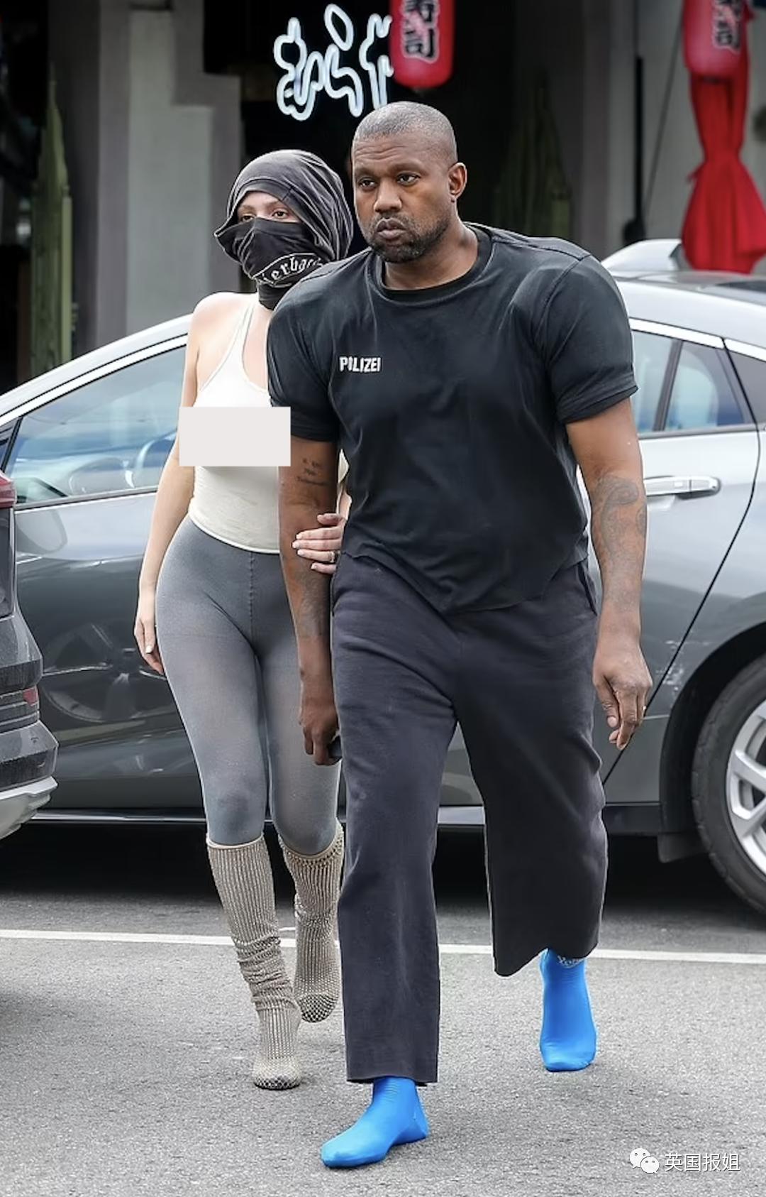 侃爷妻子bianca怪异穿搭,侃爷妻子黑色蚕蛹装