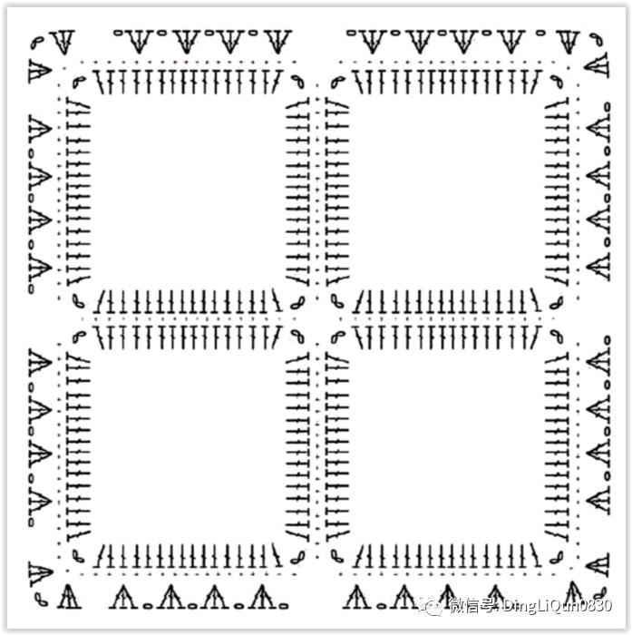 钩针编织教程简单好看毯子,一片式钩针沙发毯图解