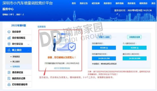深圳小汽车指标竞拍完整流程,深圳小汽车竞价每个月几号申请