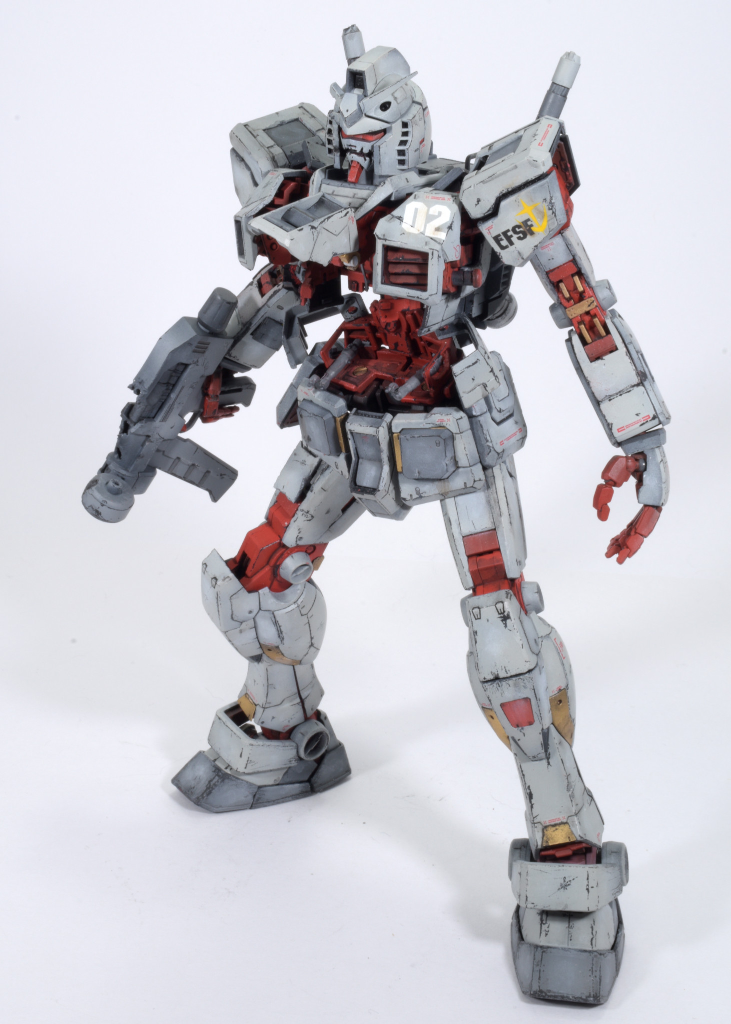 独角兽高达模型生化危机,元祖高达核心战机怎么装