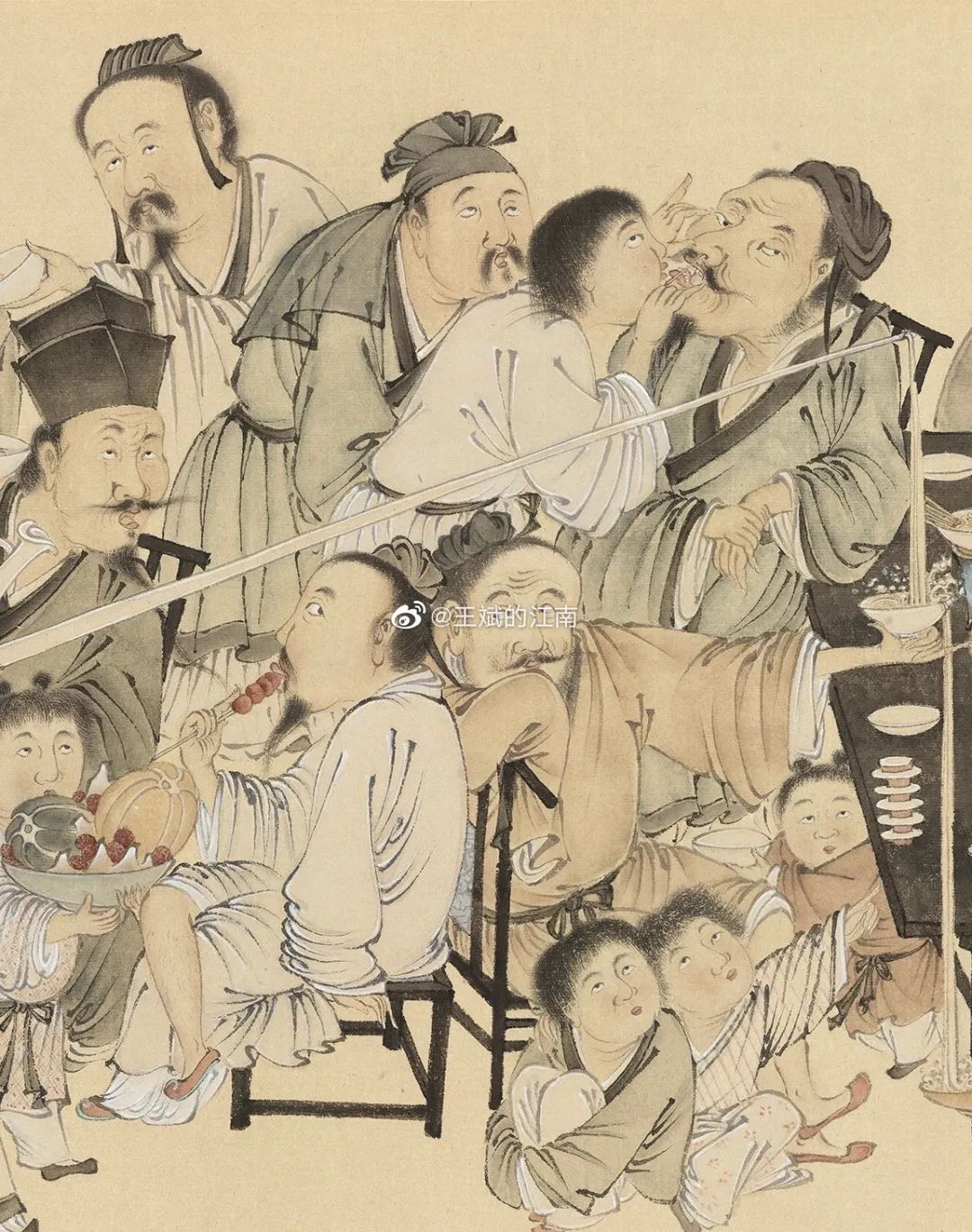 小伙笔下“不正经”的国画,惹万人爆笑!看完原谅我“想歪了”