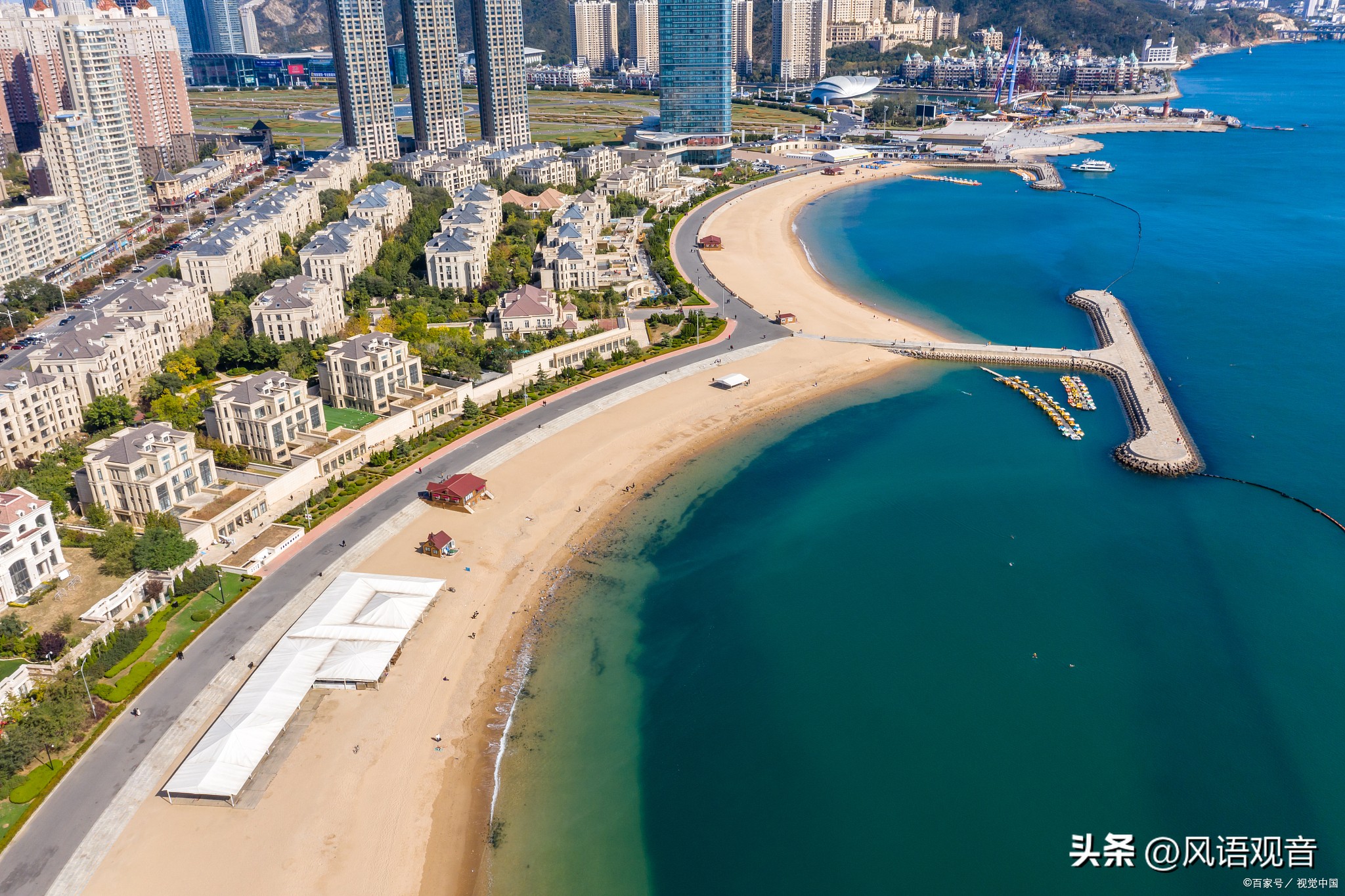 美丽的花园海滨城市大连,美丽风情浪漫的海滨城市大连