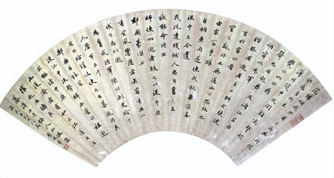 湖庄消夏历代名家扇面作品展,历代名家山水扇面作品