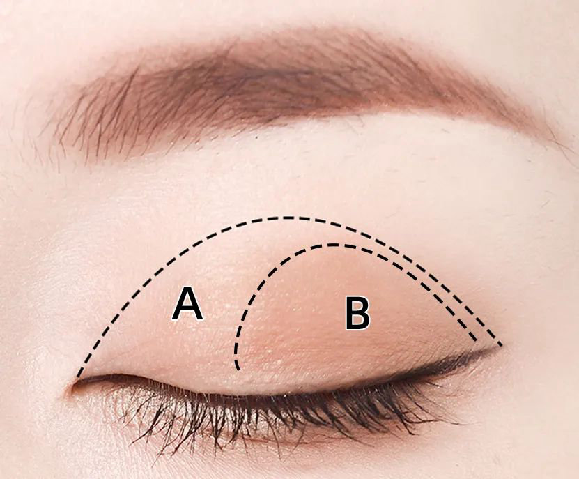眼影的搭配和画法,纵向眼影和横向眼影的画法