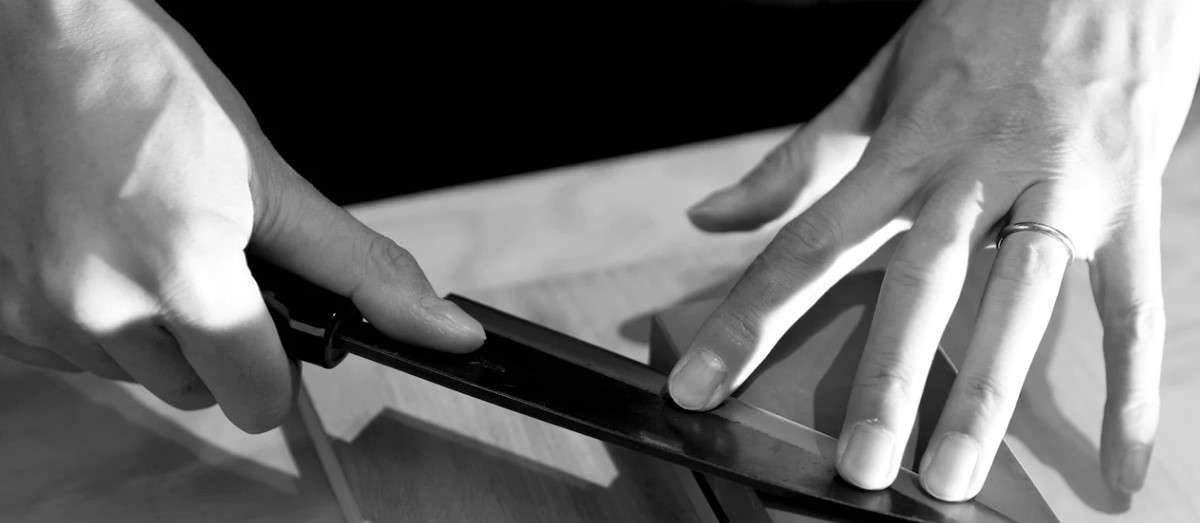 古法锻造菜刀,手工菜刀锻打日本