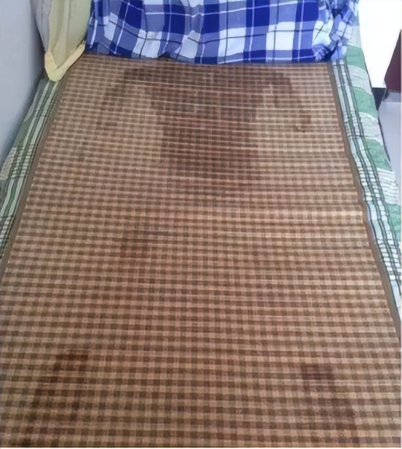 凉而不冰的老粗布凉席,夏天三件套老粗布凉席