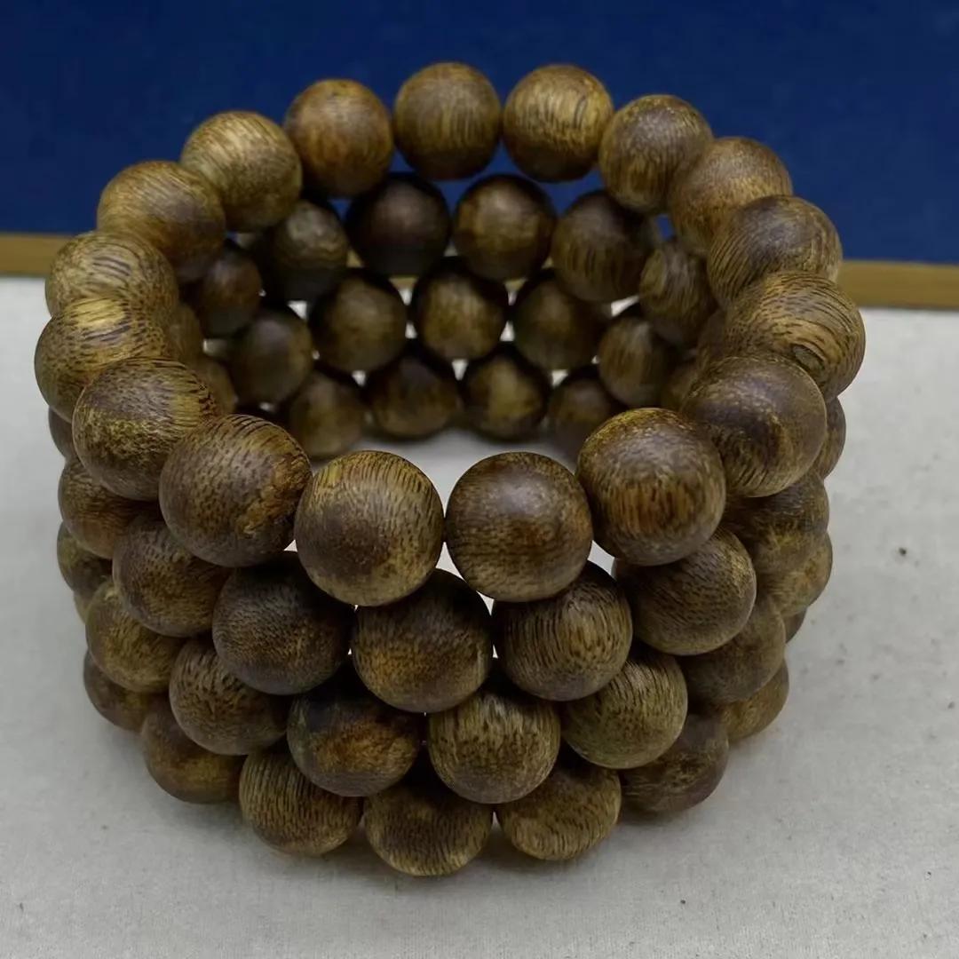 沉香木手串diy好看,盘好的沉香木手串是啥效果