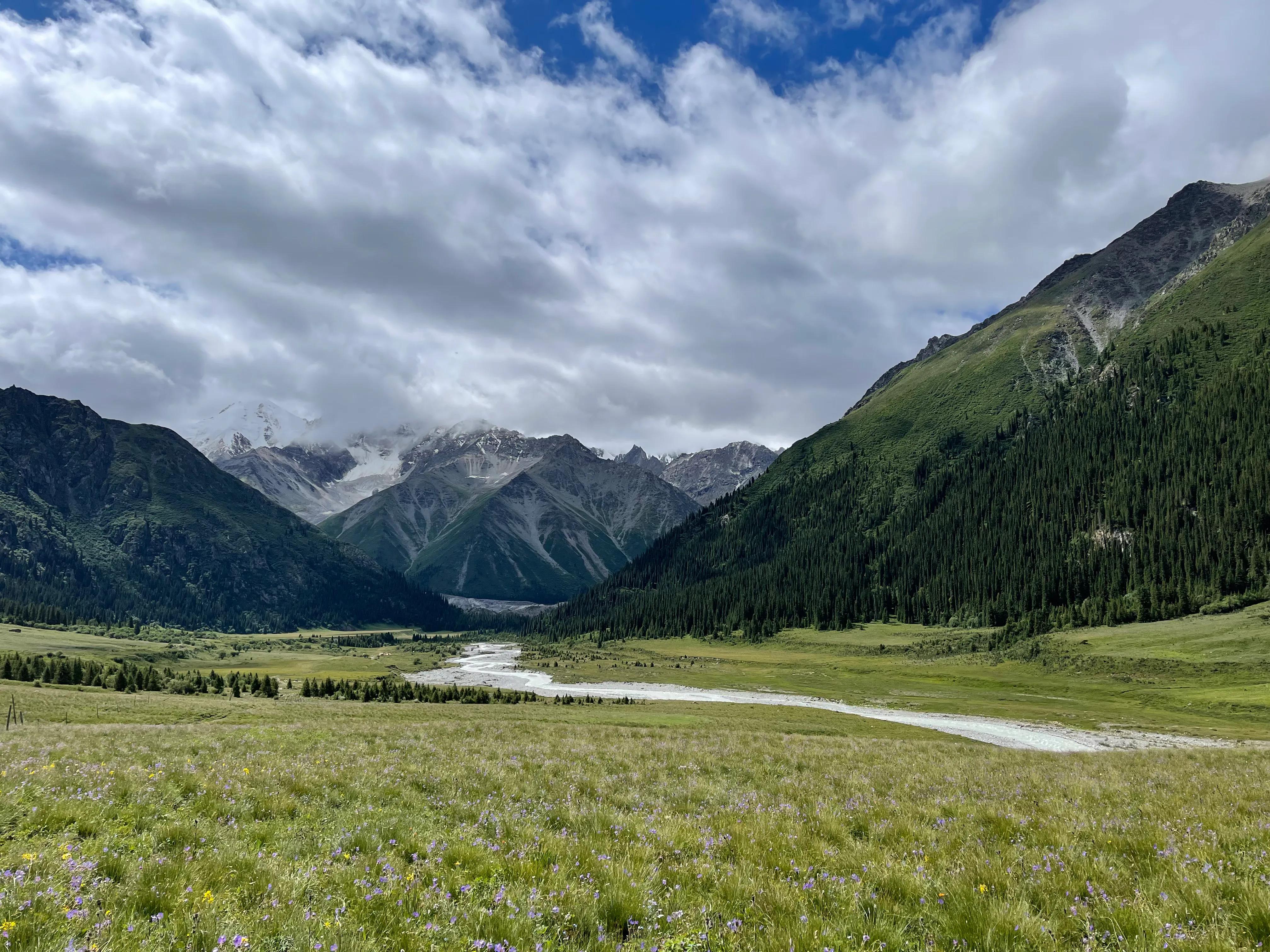 伊犁徒步穿越古道,伊犁昭苏县夏塔古道图片