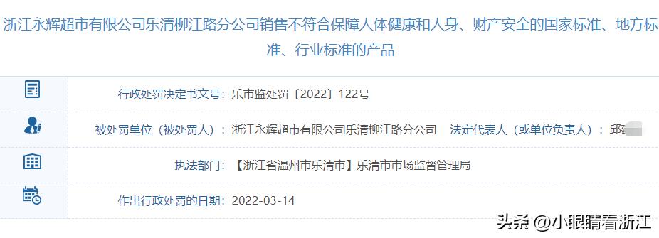 曝光超市食品安全,温州食品安全事件