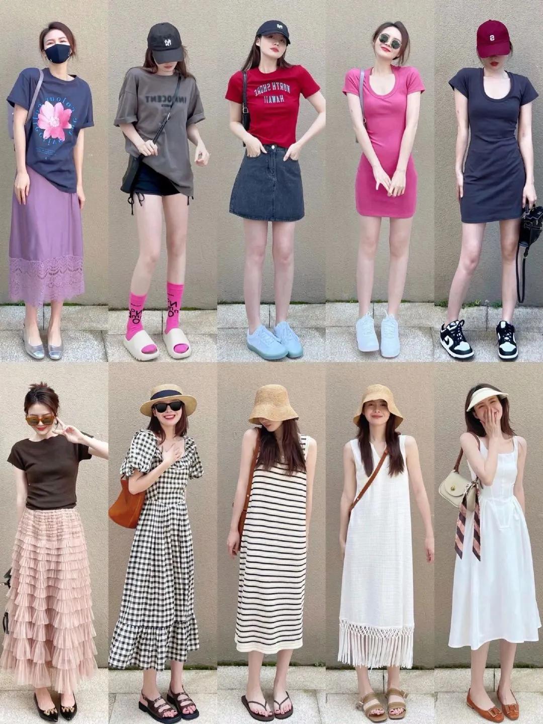夏天穿的衣服好看的一套,24套不重样的秋冬漂亮衣服合集