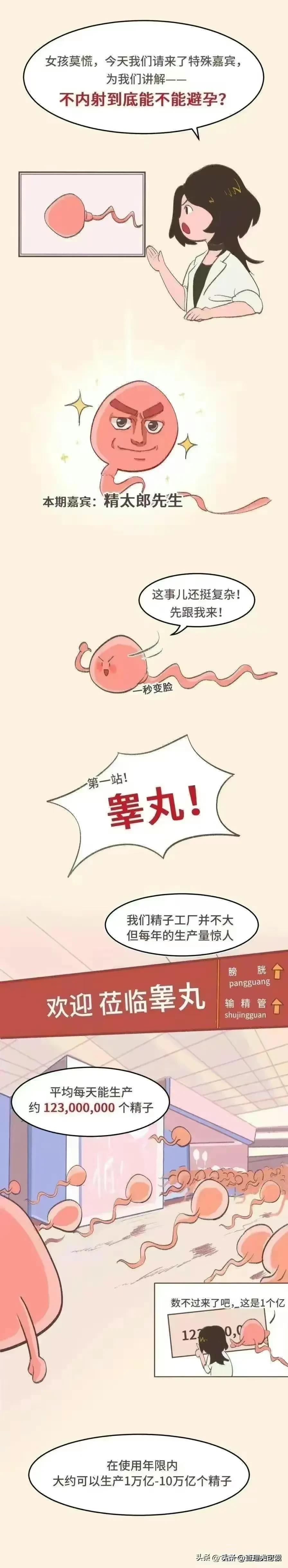 男女发生关系，最后关头不射进去会怀孕吗？漫画
