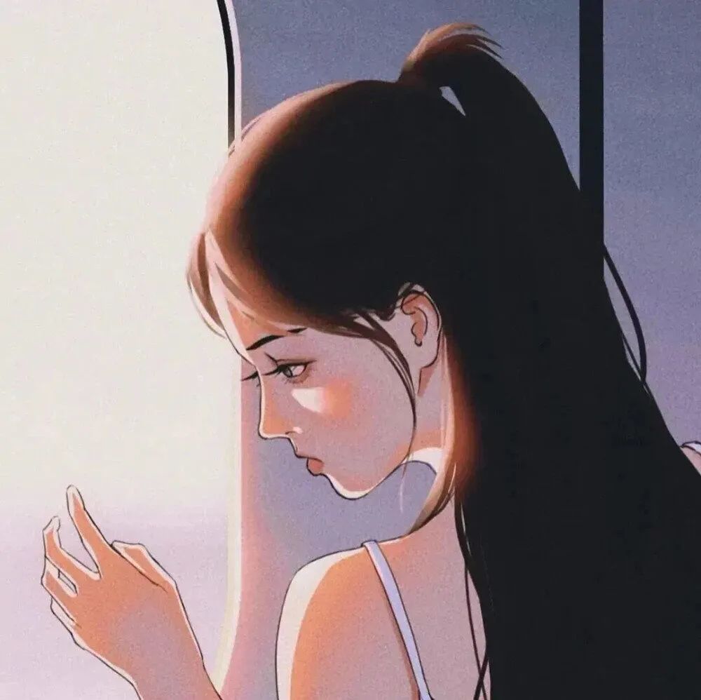 不明显的情头意境,有夕阳的不明显情头