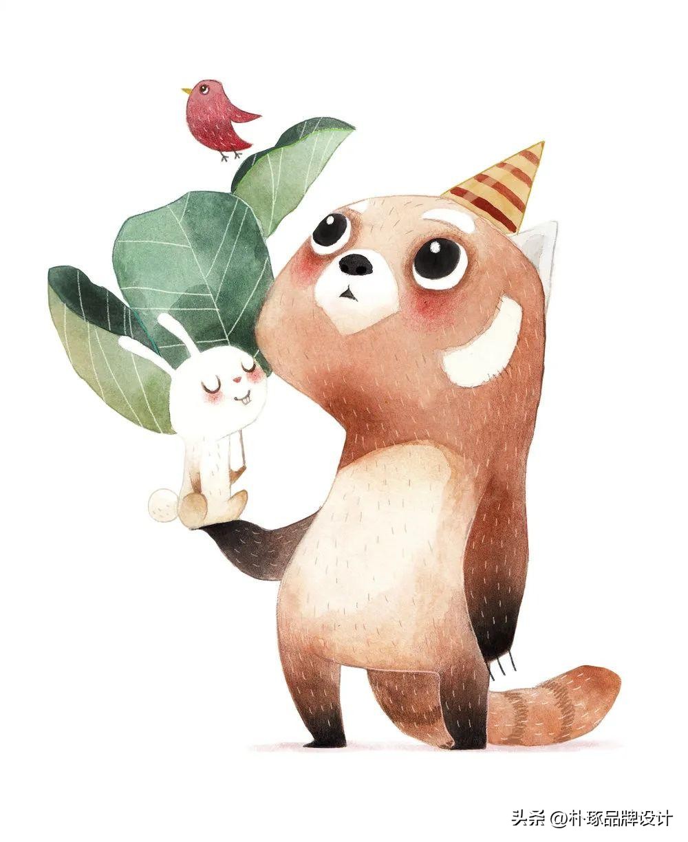 有深度意境的插画,如此清新淡雅的插画太有美感了