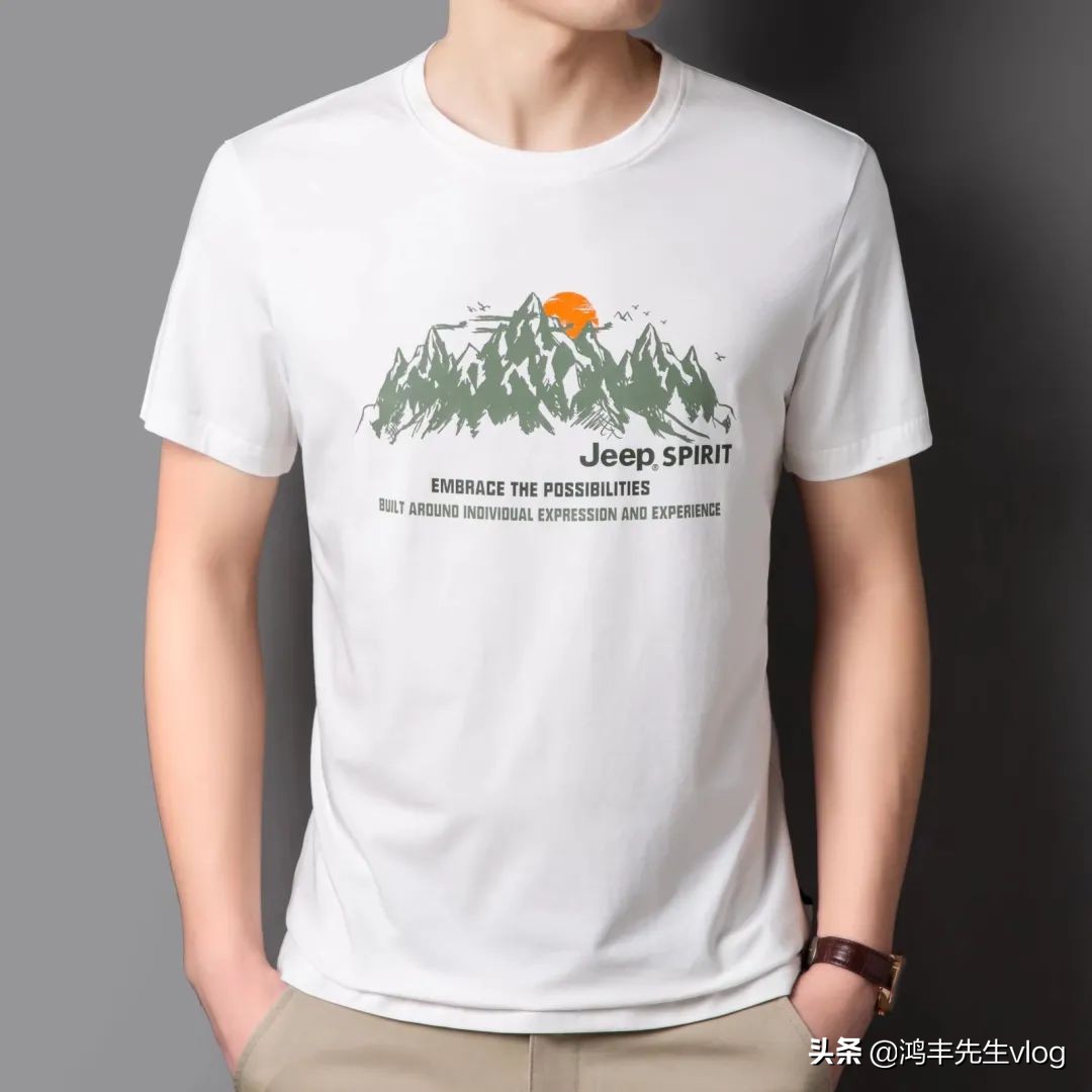 jeep短袖t恤专卖店男装翻领,jeep短袖t恤男纯棉官方正品