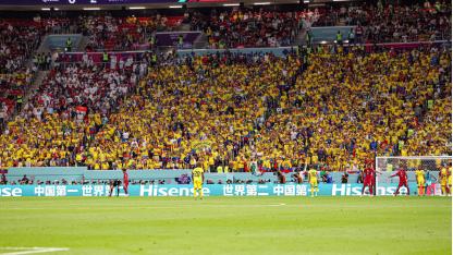 世界杯海信广告牌引关注,海信电视世界杯广告