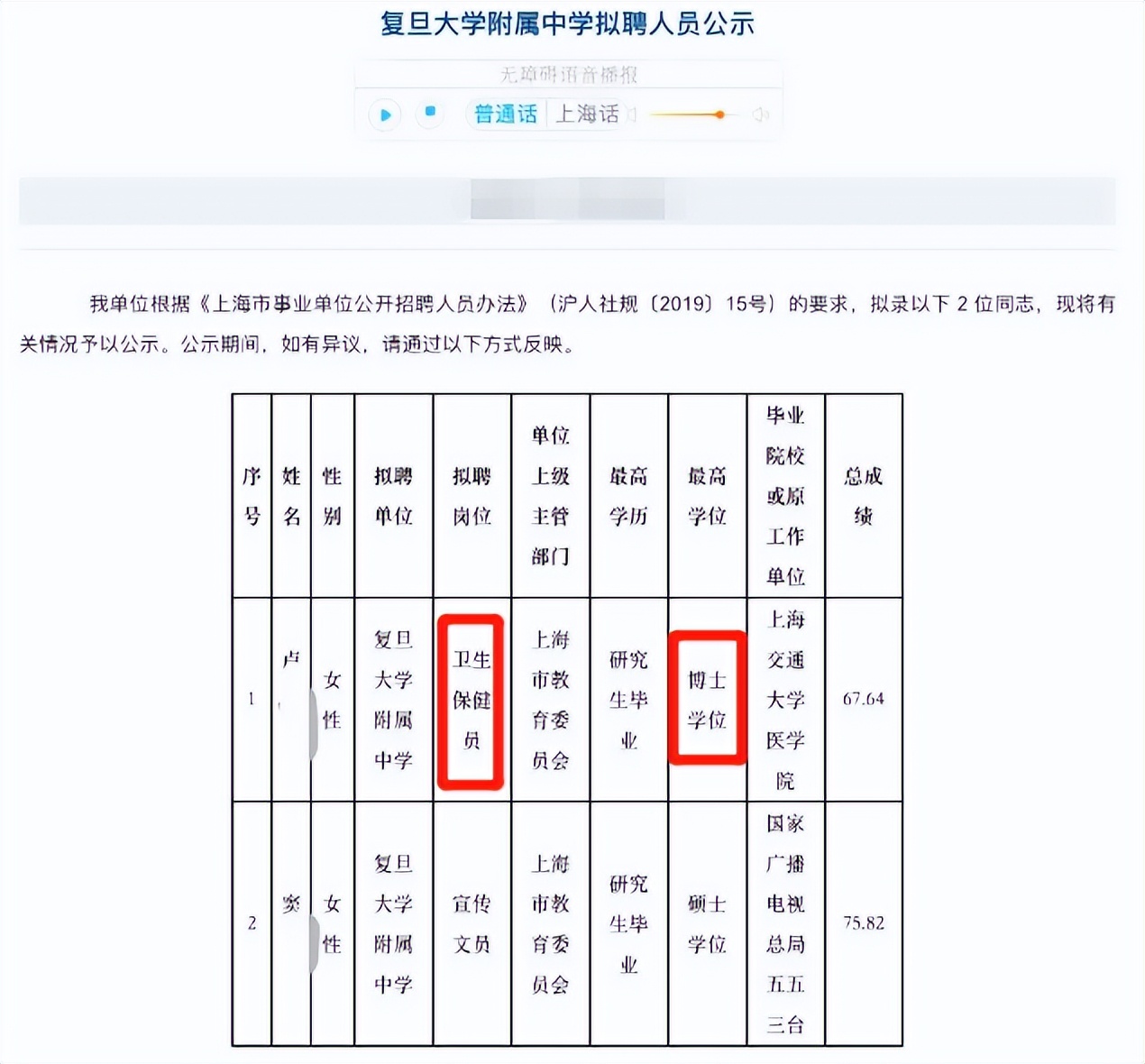 上海交大毕业女博士,上海交大女博士应聘校医