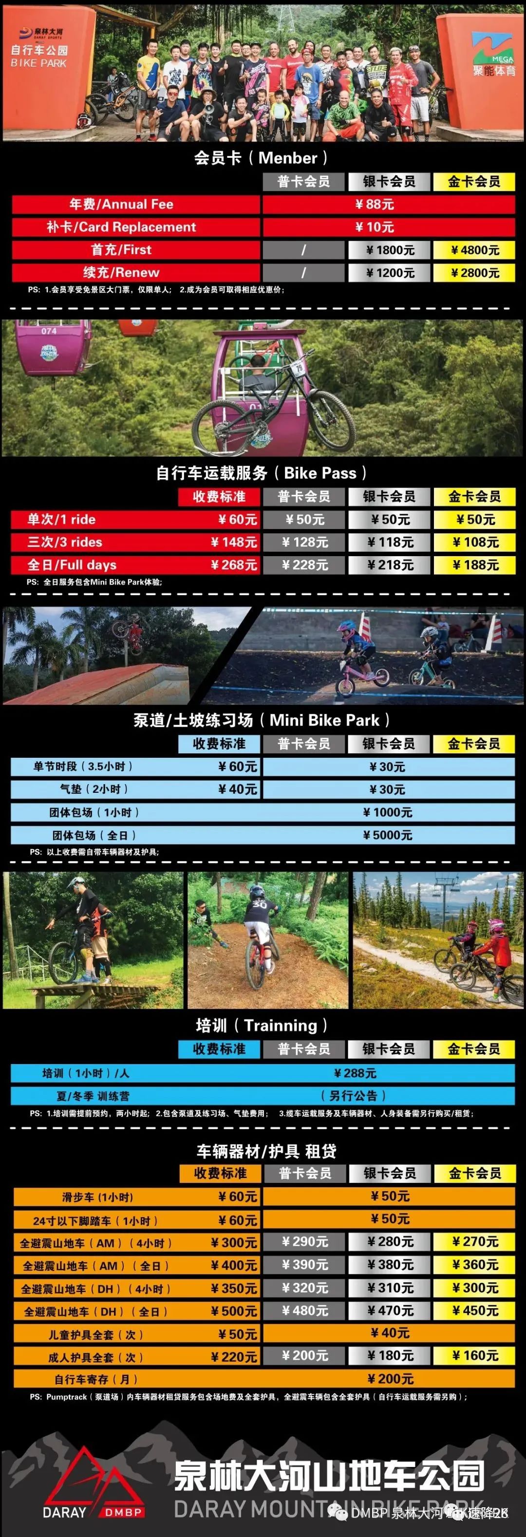 山地车公园在哪,山地车自行车公园