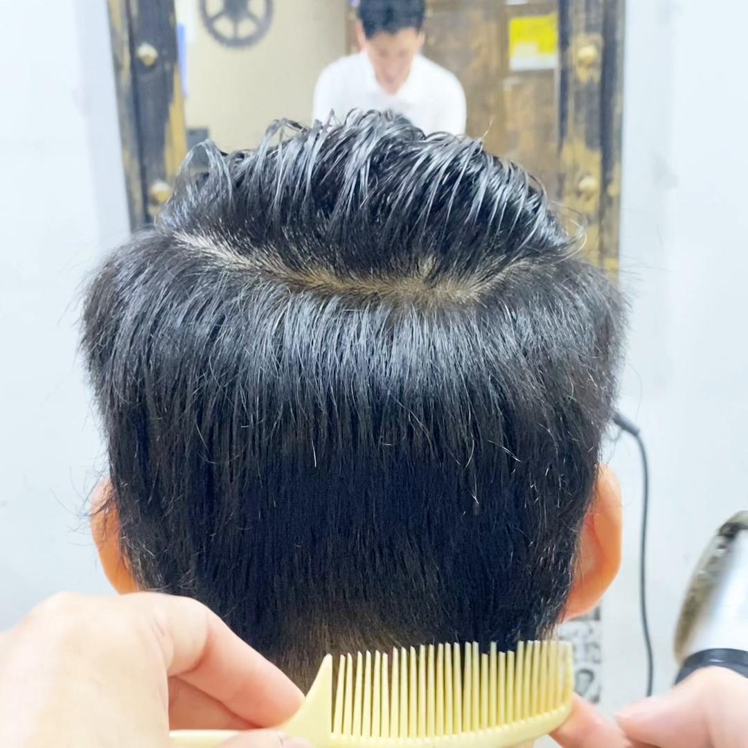 基础剪发教学女齐剪,后区推剪教程