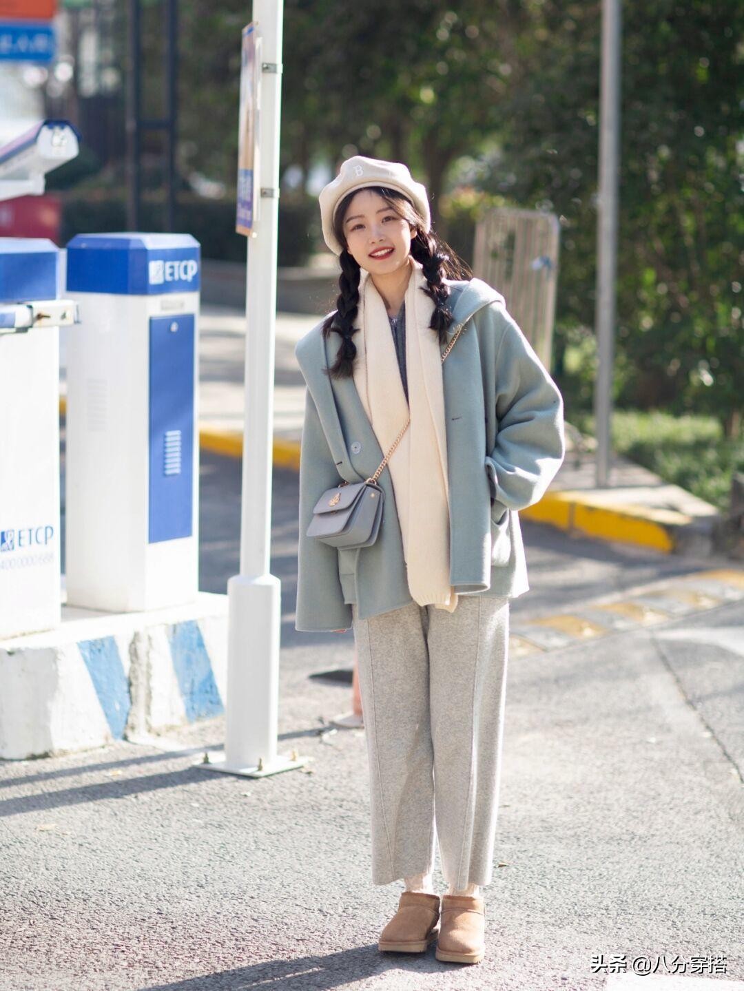 冬天不知道怎么穿衣服好看,几款毛呢外套穿着保暖彰显女人味