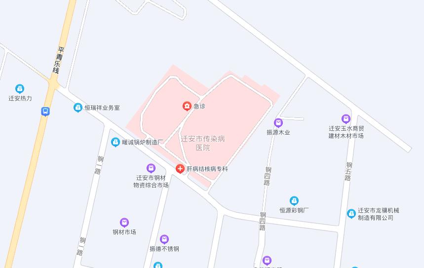 唐山新建医院选址,迁安市人民医院平面图