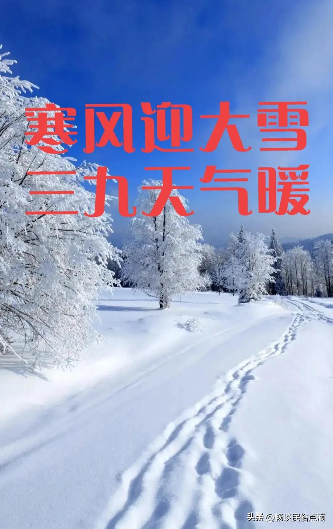 关于三九不冷的农谚,今年春节冷吗会下大雪吗