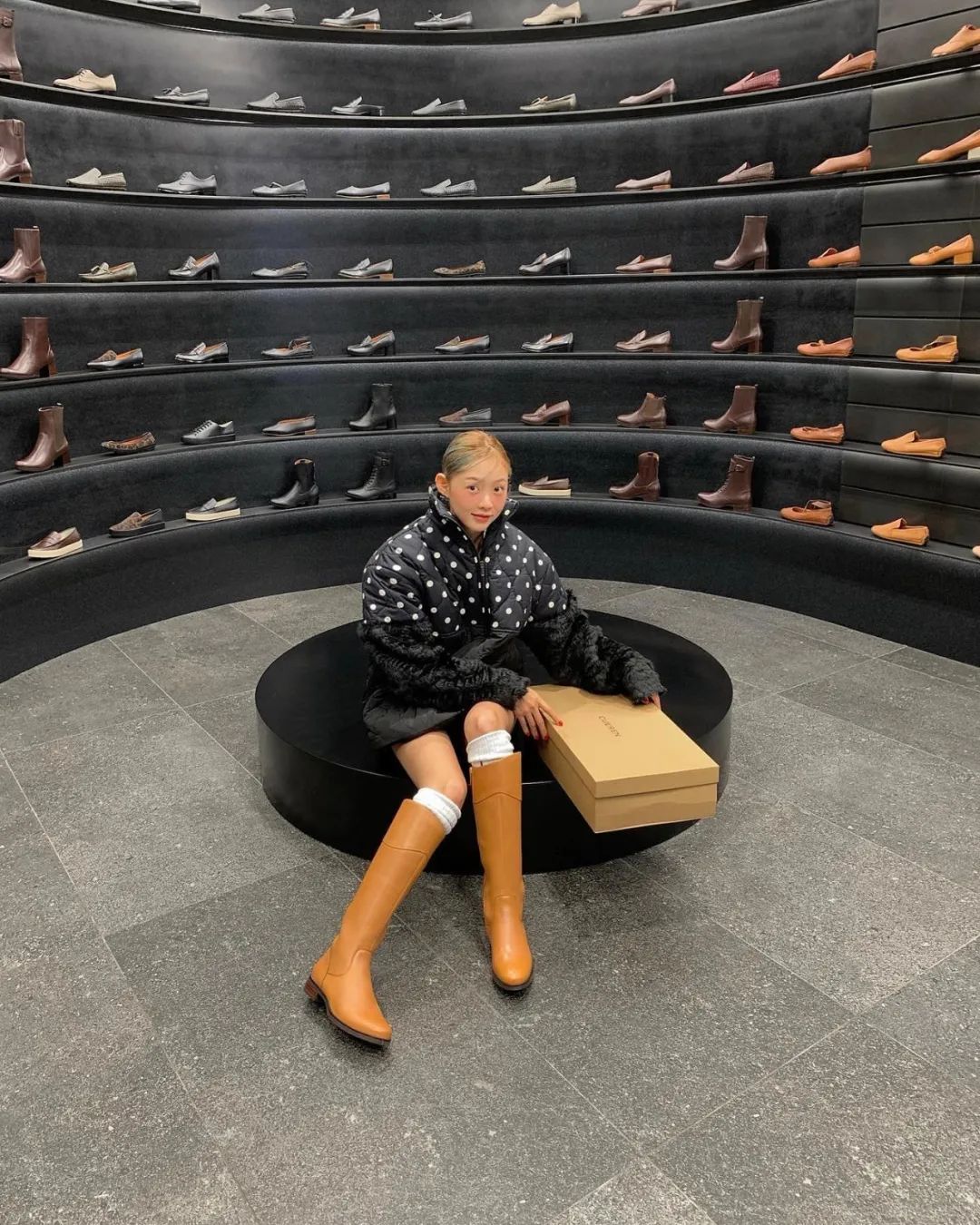 袜套堆堆袜穿法教程,袜套堆堆袜休闲怎么穿