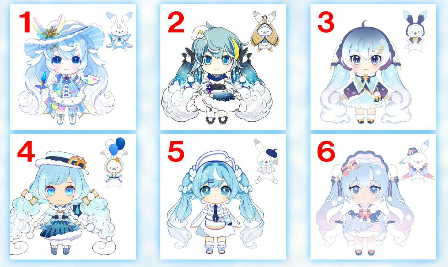 2023雪初音,2022年雪初音设定图