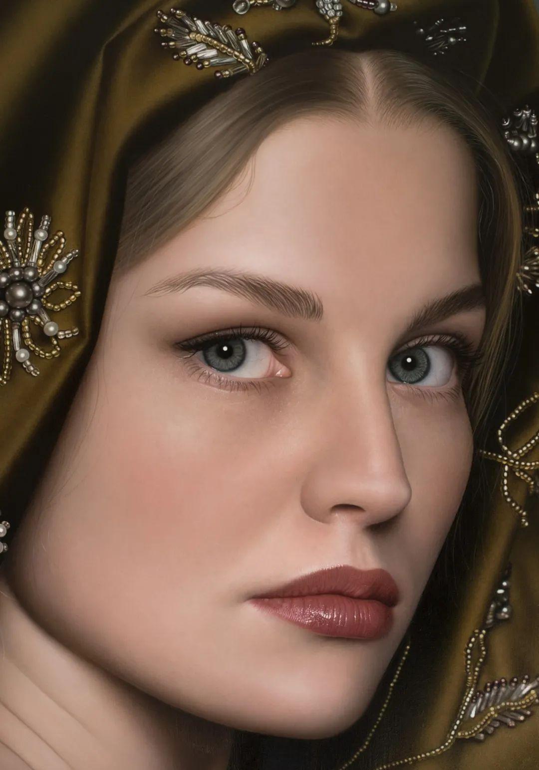 美女画家挑战冷军，画少女人体，放大10倍看细节让网友不淡定