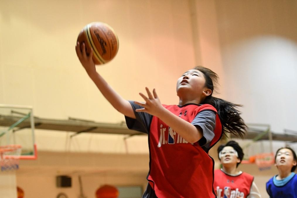 天津东丽区有支女子“灌篮高手”