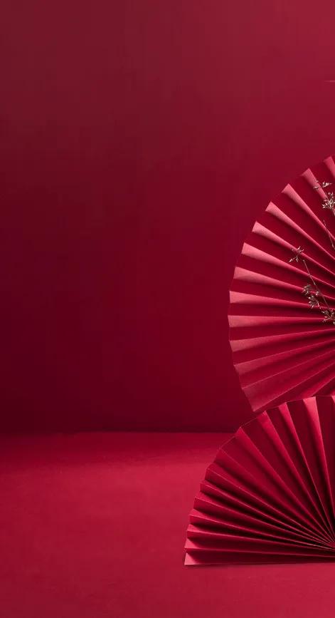 纯红色中国红壁纸图片,经典红色系壁纸