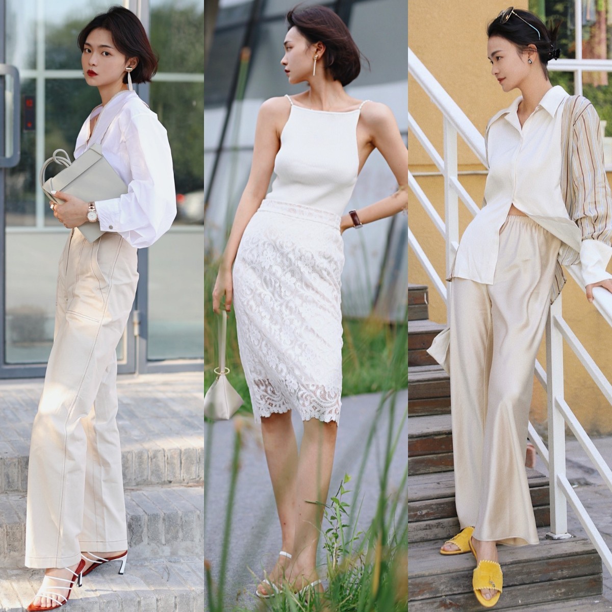 日本时尚博主富冈佳子春夏穿搭,范思哲春夏时尚博主