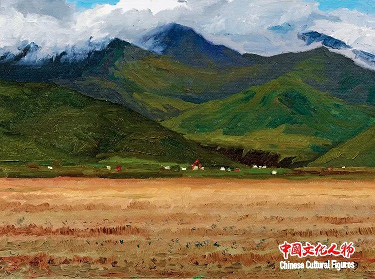 韩玉臣太行山写生油画水平,韩玉臣美术展