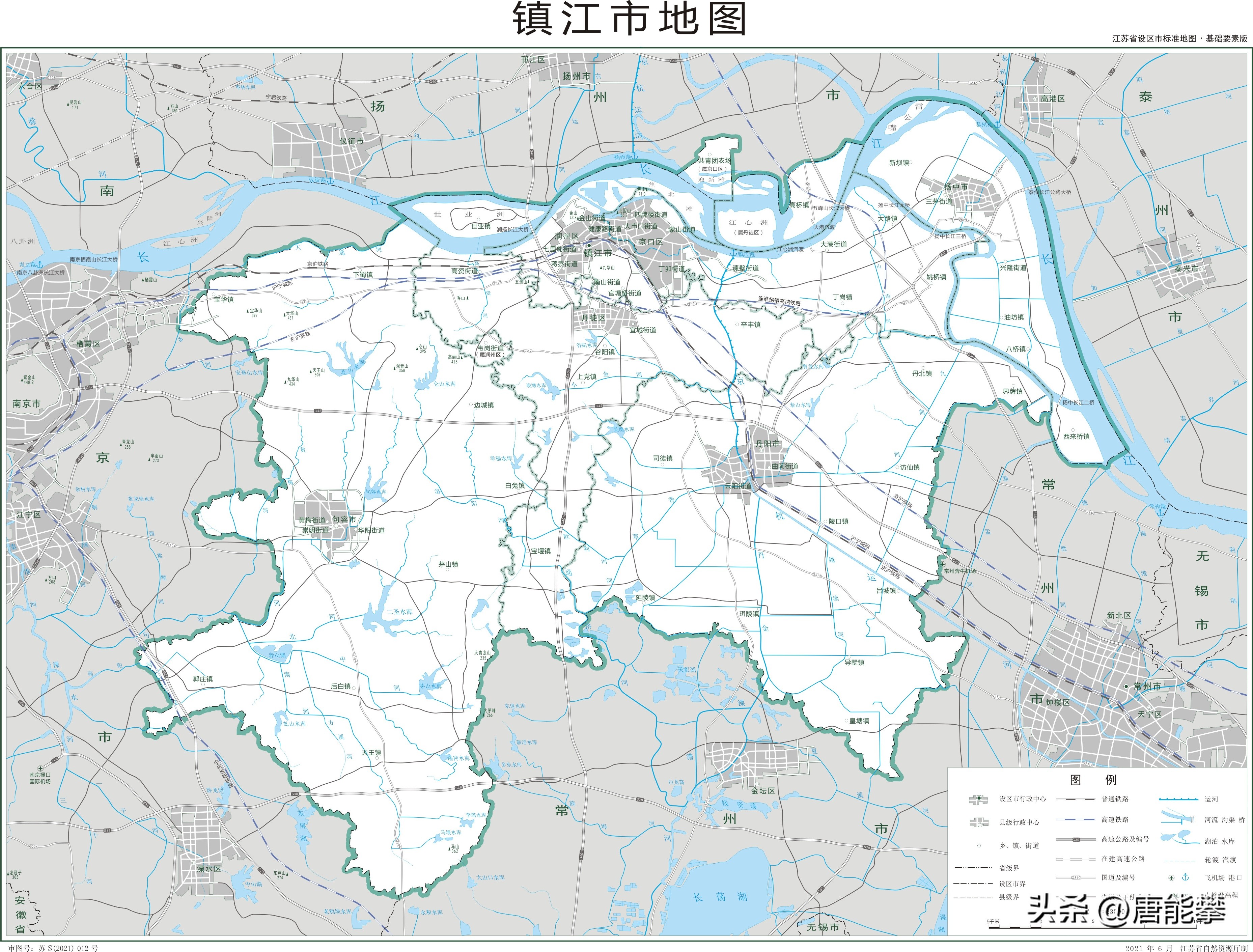 镇江专区行政区划变化,镇江50年变迁对比图